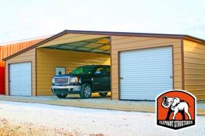 Get metal garage kits that look great, like this one!