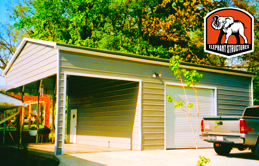 A Metal Garage Kit You Can Assemble Yourself A Metal Garage Kit You Can Assemble Yourself