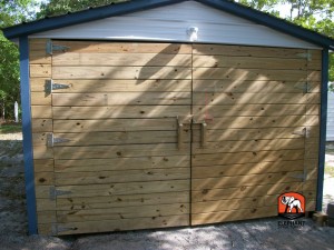 customized garage door