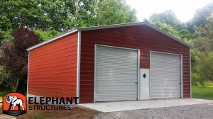 red garage