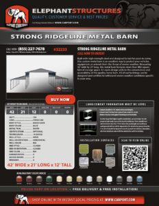 Ridgeline Metal Barn
