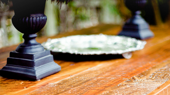 Rustic Farm Items on a table