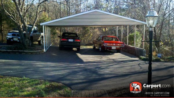 26x24 Custom Triple Wide Metal Carport