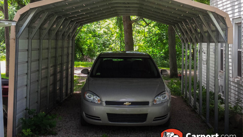 12x21 Single Wide Metal Carport