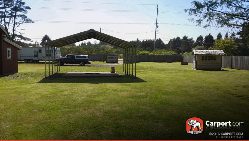 24x21 Two Car Carport