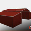 Ridgeline Style Metal Barn with Closed Storage Areas - Image 2